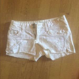 BONGO ripped jean shorts